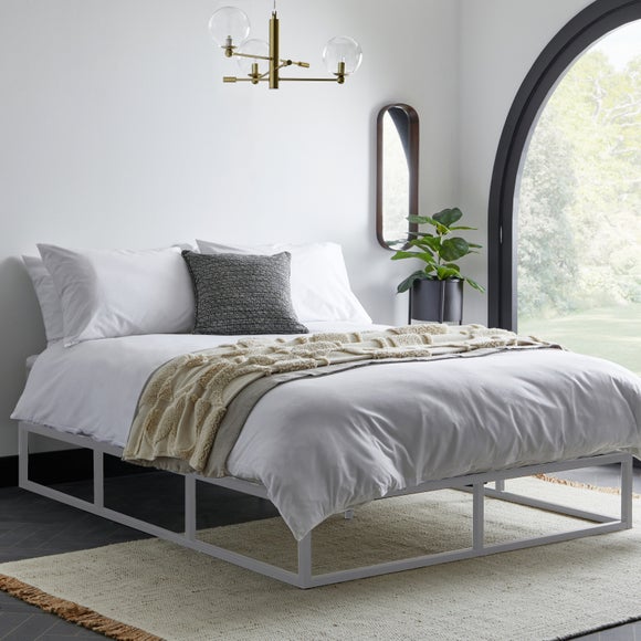 Return London Bed Frame Single White