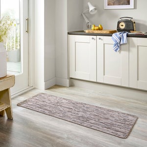 Marvel Boucle Broken Stripes Washable Runner