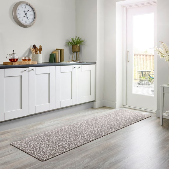 Marvel Boucle Grid Washable Runner