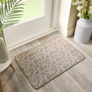 Marvel Boucle Grid Washable Doormat