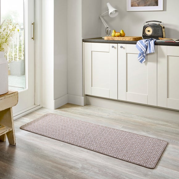 Marvel Boucle Greek Key Washable Runner