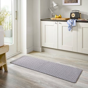 Marvel Boucle Greek Key Washable Runner
