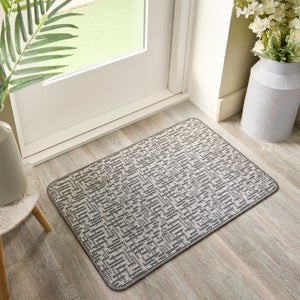 Marvel Boucle Grid Washable Doormat