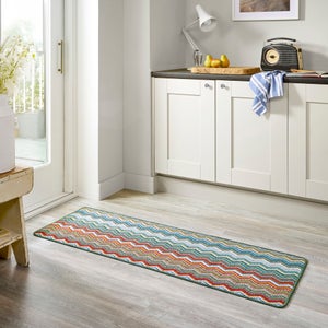 Marvel Boucle Zig Zag Washable Runner