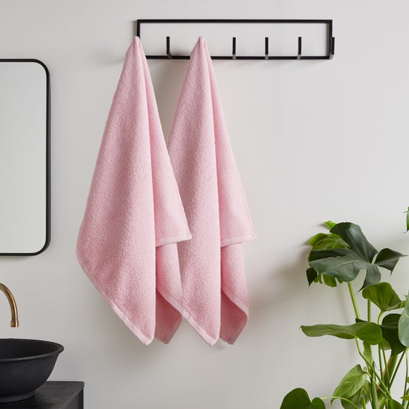 Set of 2 Catherine Lansfield Quick Dry Bath Sheets