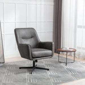 Image Furnishings Felicia Faux Leather Swivel Chair