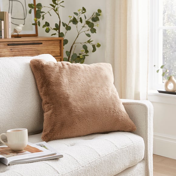 Faux Fur Square Cushion