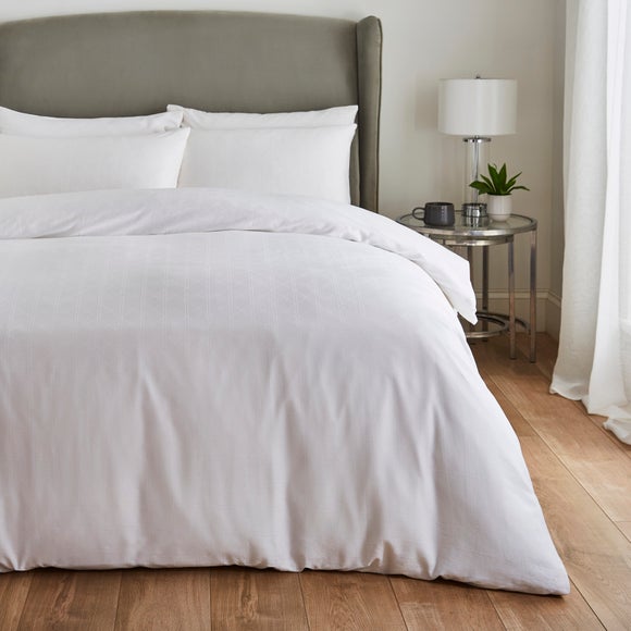 Click to view product details and reviews for Jacquard Sateen 210 Thread Count Duvet Cover Pillowcase Set.