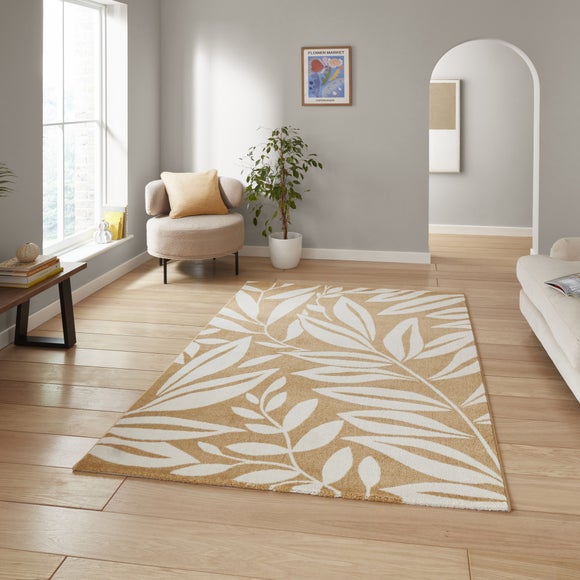 Catherine Lansfield Sorrel Leaves Rug