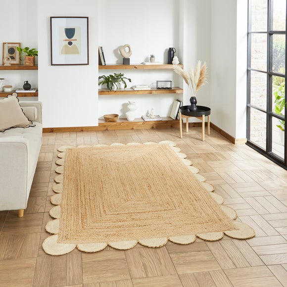 Savannah Scallop Jute Rug