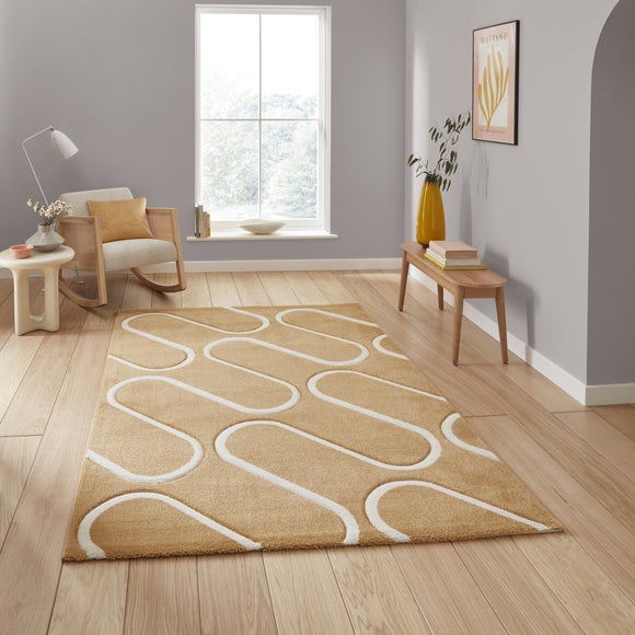 Catherine Lansfield Linear Curve Rug