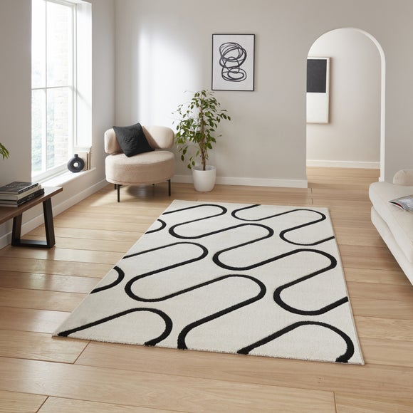 Catherine Lansfield Linear Curve Rug