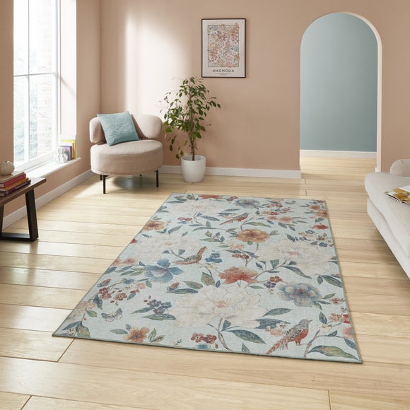 View Catherine Lansfield Pipa Floral Rug View Catherine Lansfield Pipa Floral Rug