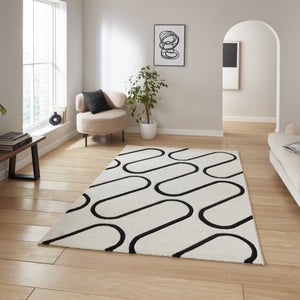 Catherine Lansfield Linear Curve Rug