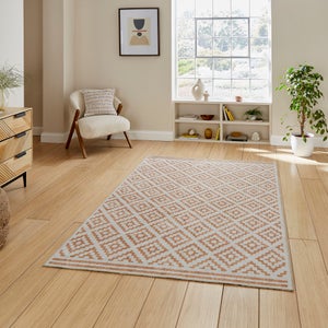 Coral Diamond Rug