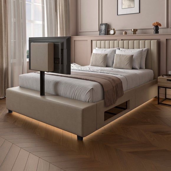 Xr Living Maisie Led Tv Bed Frame