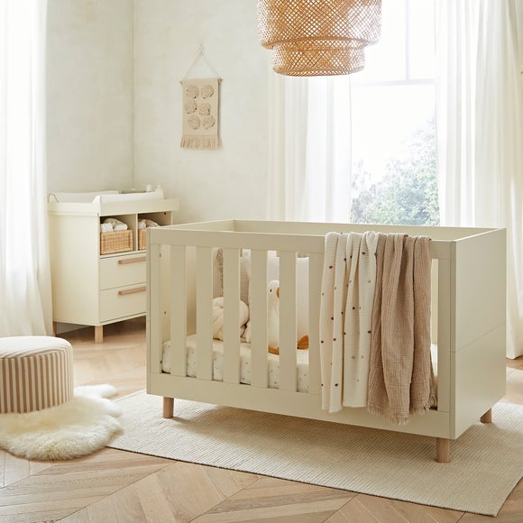 Click to view product details and reviews for Cuddleco Harper Cot Bed Cream.