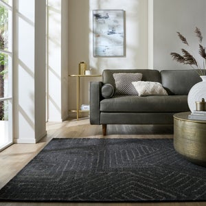 Maddox Geometric Chenille Rug