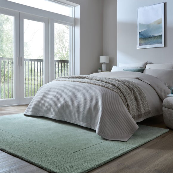 Boston Wool Border Rug