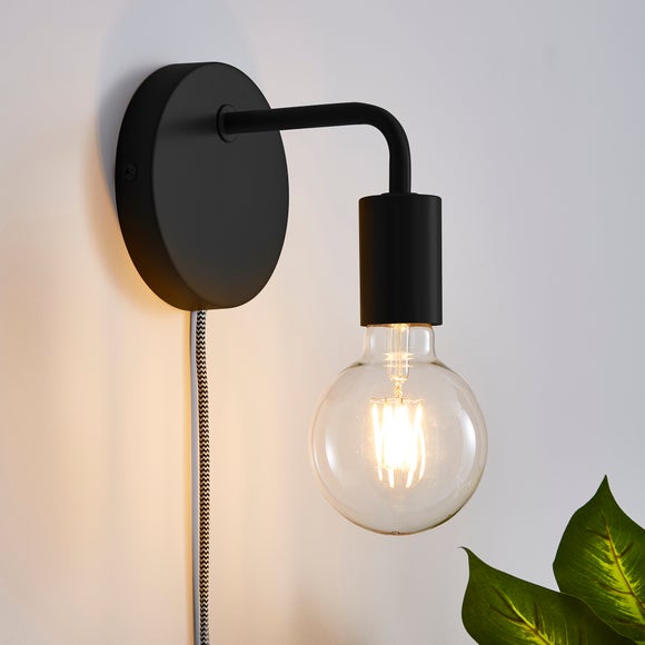 Click to view product details and reviews for Koppla Industrial Plug In Wall Light.