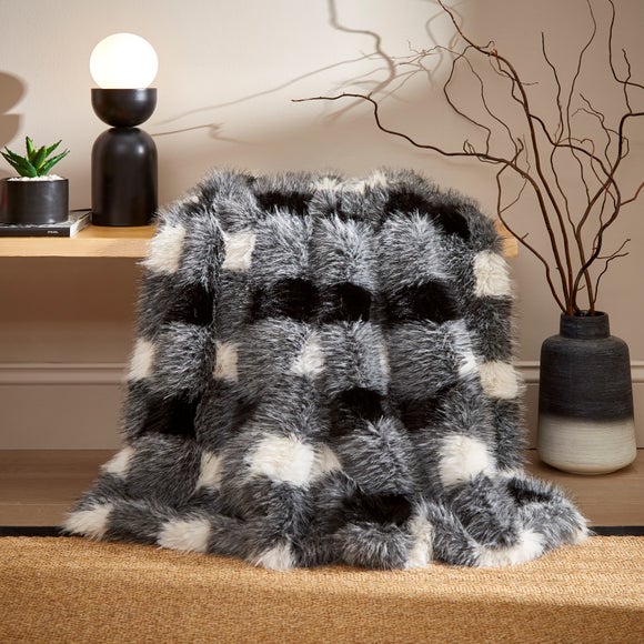 Click to view product details and reviews for Buffalo Check Fur Throw Blanket 130cm X 180cm.