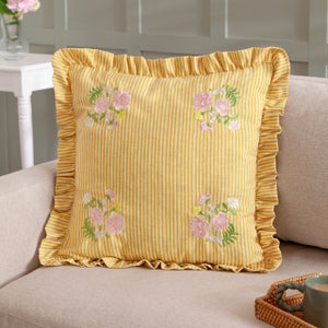 Wylder Martha Ruffle Square Cushion