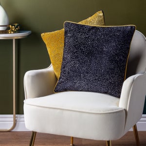 Paoletti Estelle Square Velvet Cushion