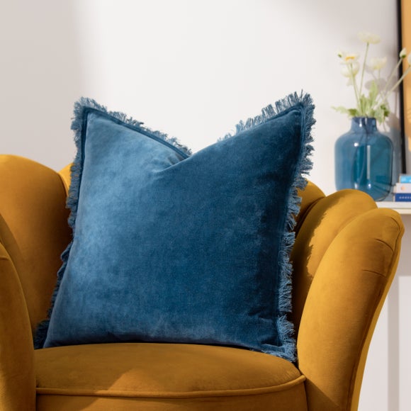View Furn Gracie Square Cotton Cushion View Furn Gracie Square Cotton Cushion