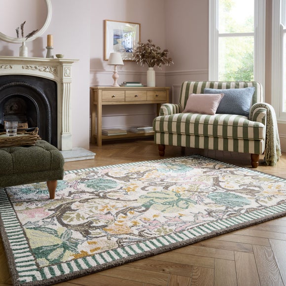 Mabel Floral Wool Rug