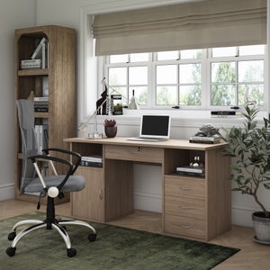 Orlando Office Chair Grey- Faux Leather