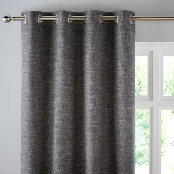 Churchgate Swithland Herringbone Eyelet Curtains (Blackout Available)