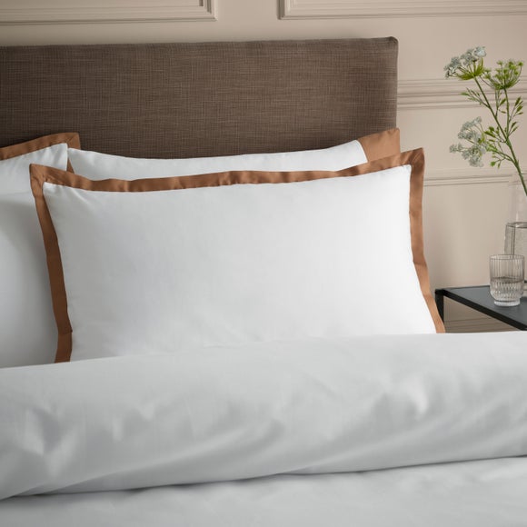 View Hotel Portchester 230 Thread Count 100 Cotton Sateen Oxford Pillowcase View Hotel Portchester 230 Thread Count 100 Cotton Sateen Oxford Pillowcase