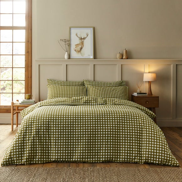 Click to view product details and reviews for Maeva Gingham 100 Brushed Cotton Duvet Cover Pillowcase Set. Click to view product details and reviews for Maeva Gingham 100 Brushed Cotton Duvet Cover Pillowcase Set.