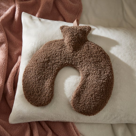 Click to view product details and reviews for Boucle Fawn Neck Hot Water Bottle.