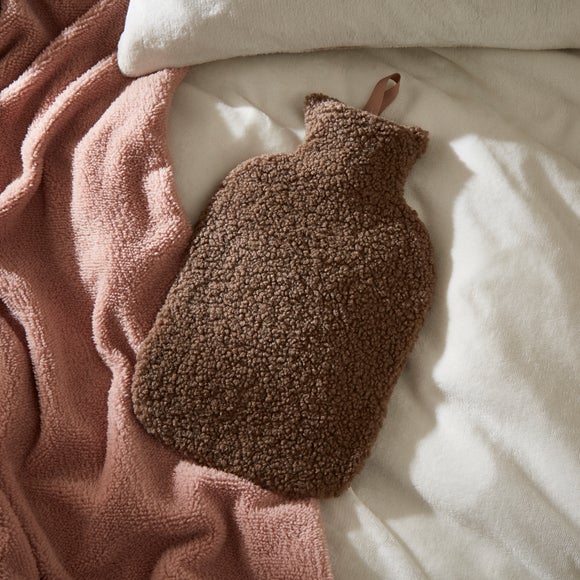 Click to view product details and reviews for Boucle Fawn Hot Water Bottle.