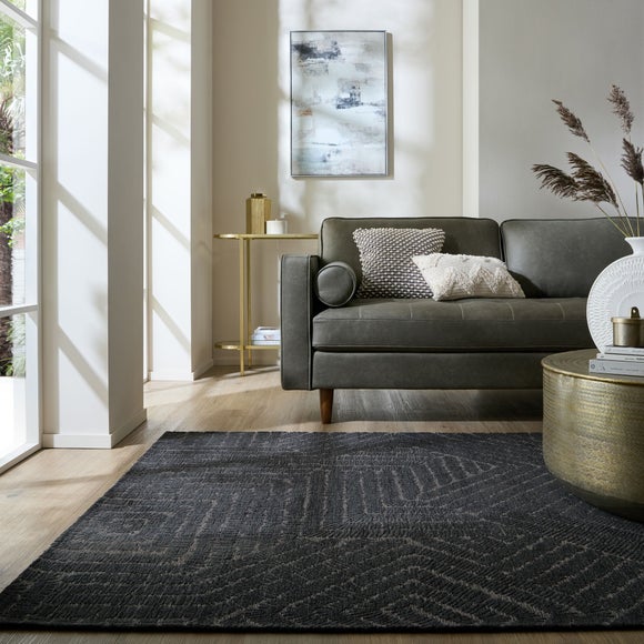Maddox Geometric Chenille Rug