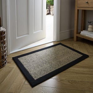 Sisal Look Washable Border Doormat