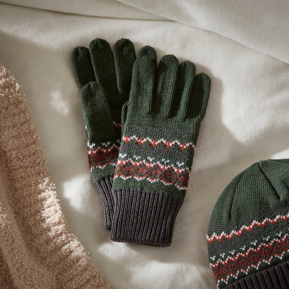 Click to view product details and reviews for Mens Fairisle Gloves.