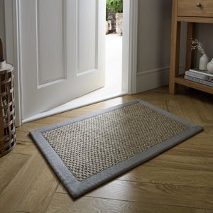 Sisal Look Washable Border Doormat