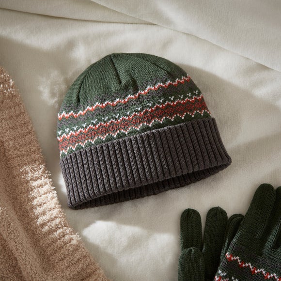 Click to view product details and reviews for Mens Fairisle Hat.