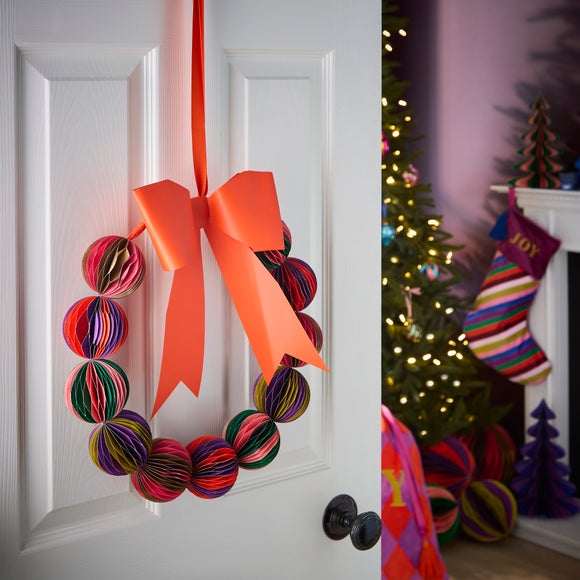 Click to view product details and reviews for Sophie Robinson Prism Paper Wreath.