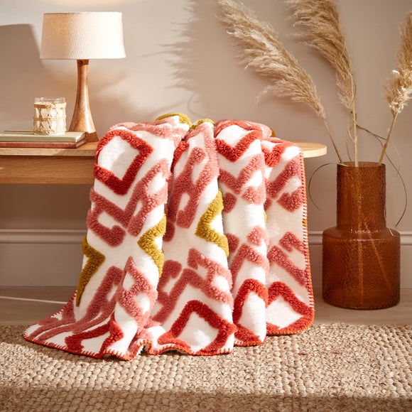 Click to view product details and reviews for Global Sherpa Jacquard Throw Blanket 130cm X 170cm.