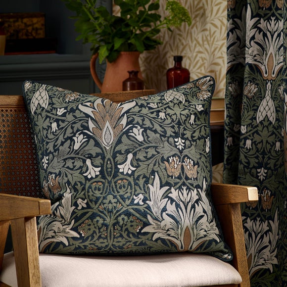 Morris & Co. Snakeshead Square Cushion