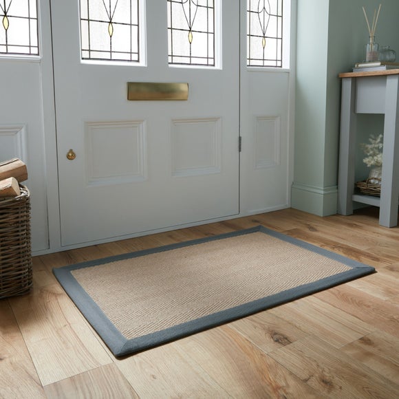 Herringbone Jute Border Doormat