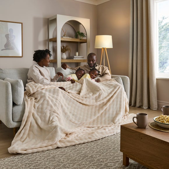 Supersize Bubble Family Fleece Throw 240cm x 280cm