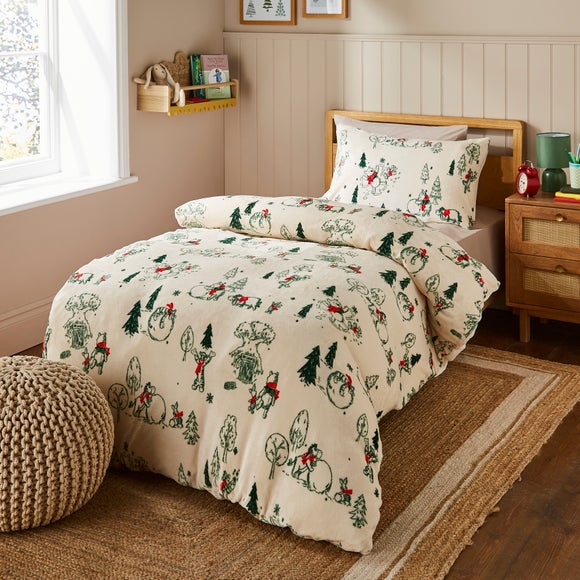 Winnie the Pooh Fleece Duvet Cover and Pillowcase Set