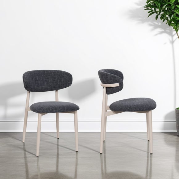 Click to view product details and reviews for Indus Valley Set Of 2 Cleo Dining Chairs.