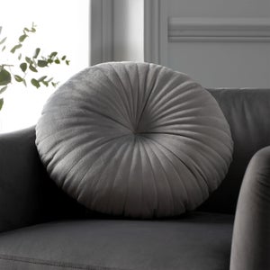 Catherine Lansfield Stitch Detail Round Cushion