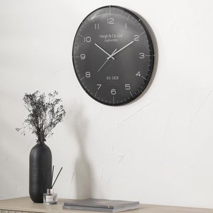 Dome Glass Wall Clock