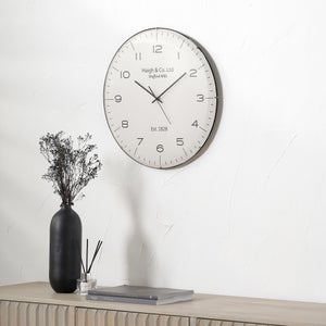 Dome Glass Wall Clock